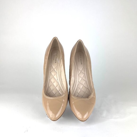 Cole Haan Grand.OS Patent Leather Wedge Pumps - Size 9B - Picture 2 of 11